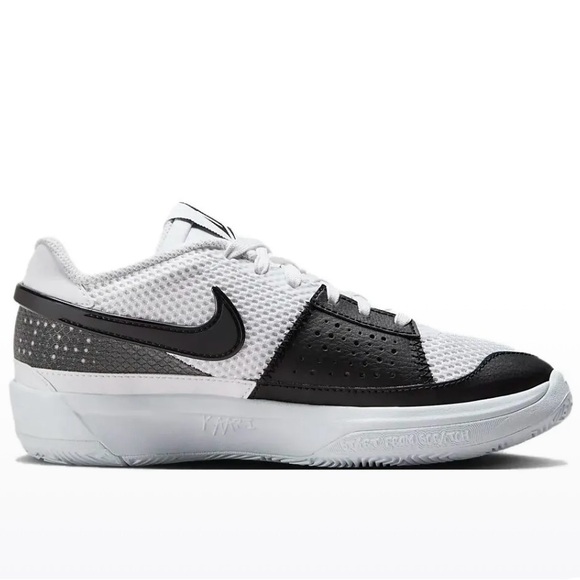 Nike Ja Morant 1 Scratch 2.0 White/Black Kids Basketball Shoes ( DX2294-102) - Picture 2 of 7